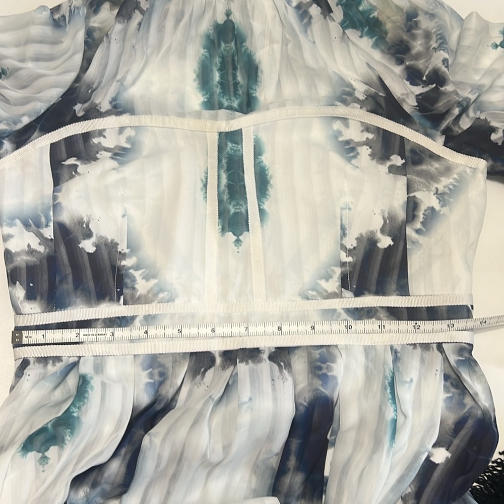 Karen Millen Blue and White Maxi Dress - Picture 10 of 10